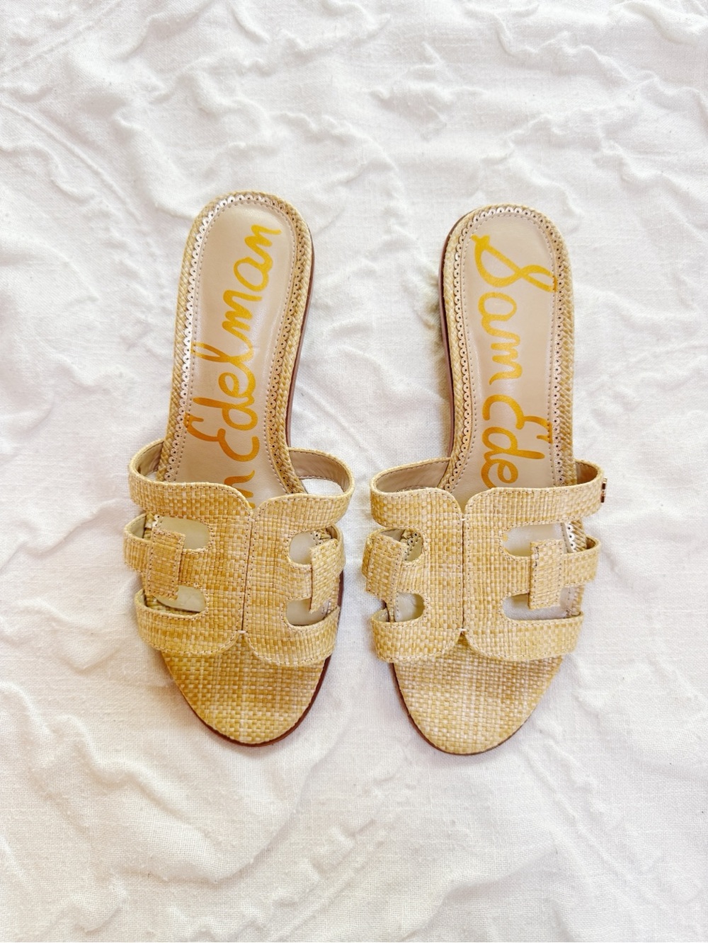 Sam Edelman Illie Block Heel Slide Sandal Size 7.5 - Picture 5 of 8